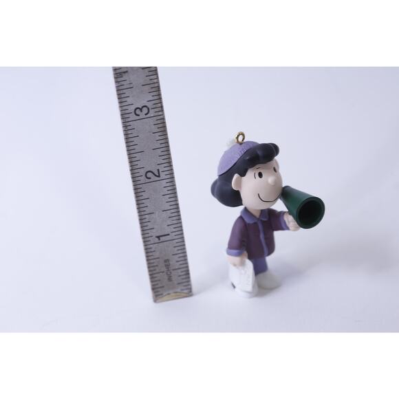 Peanuts, Hallmark, Lucy With Megaphone, 2004 Ornament, Christmas, Vintage, Holid - Picture 2 of 3